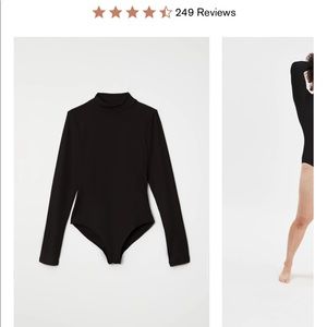 Girlfriend Collective turtleneck bodysuit